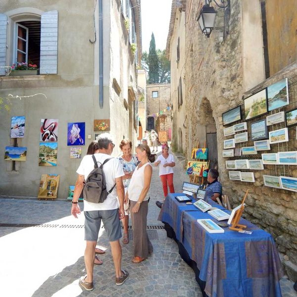 Les Peintres Dans La Rue à Mollans Sur Ouvèze : Expositions Passées