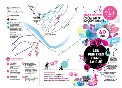 Les Peintres dans la Rue 2024 : téléchargez notre flyer